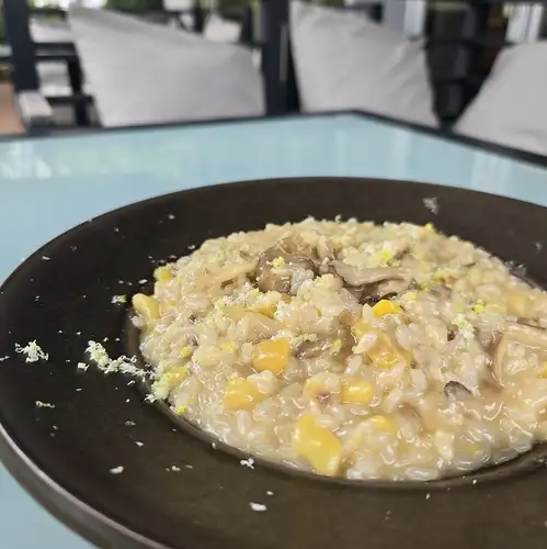 【ランチリゾット】栗と舞茸のチーズリゾット～酢橘～