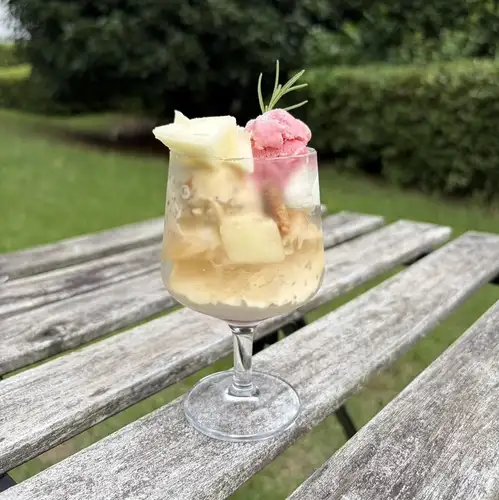 mini桃パフェ