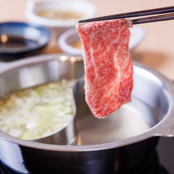 [Weekdays only] Fukuten's "Special" course includes 7 dishes including Chami pork shabu-shabu and 2 hours of all-you-can-drink / 4,500 yen (tax included)