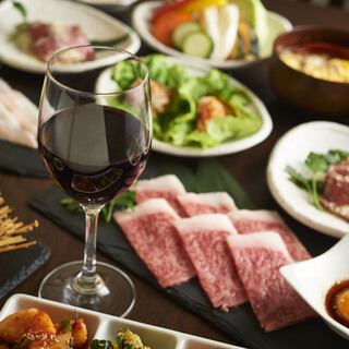 [Welcome Course] Enjoy lean meat, short ribs, and rare parts! All 10 dishes packed with the charm of issa for 4,840 yen