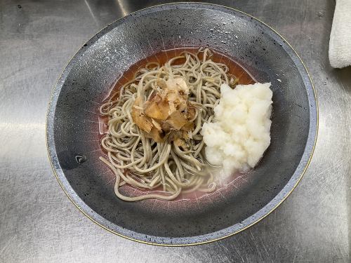 Echizen Handmade Soba from Fukui Prefecture (grated, wasabi)