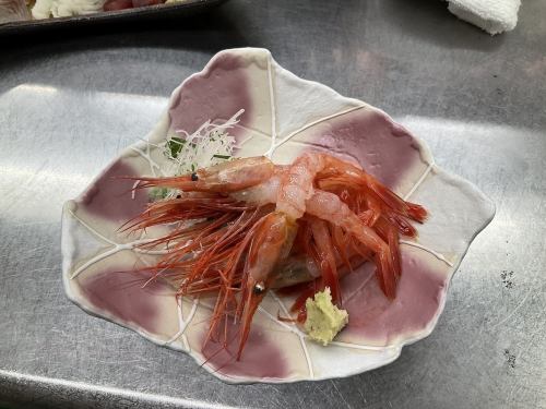 Large serving of sweet shrimp