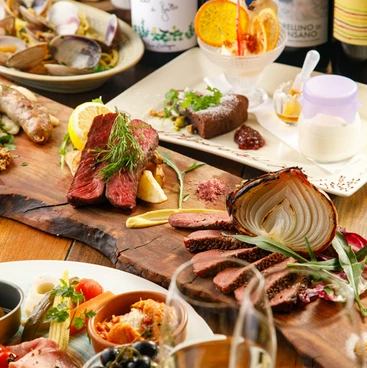 【プレミアムコース】名古屋肉バルの王道!3時間飲み放題付全9品(3980円)
