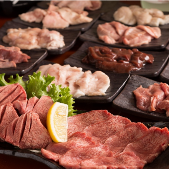 【厳選焼肉】特上国産牛入り！タン・バラ・ハラミなど全13品4900円(税込)コース