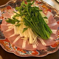 天然寒鰤しゃぶしゃぶ (1人前)