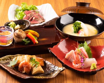 【料理のみ】◆素材の旨みを最大限に引き出す◆しまや厳選料理コース全7品7000円(税込)
