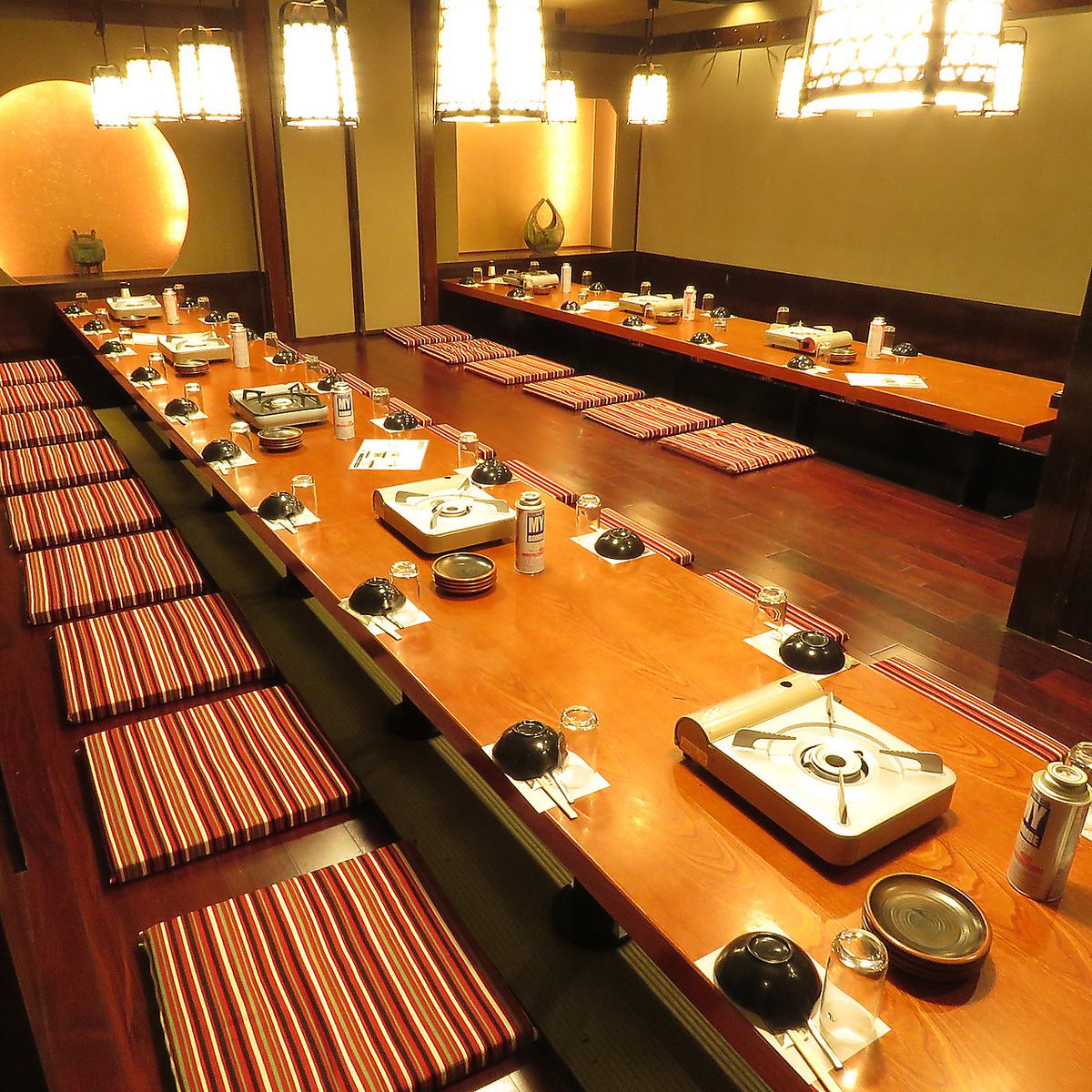 ご宴会人数に合わせ完全個室を各種ご用意。ご予約承り中です！