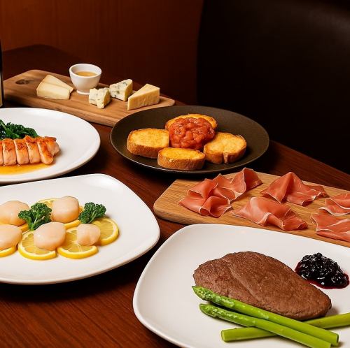 隠れ家イタリアンで楽しむ♪シーンに合わせたコース料理