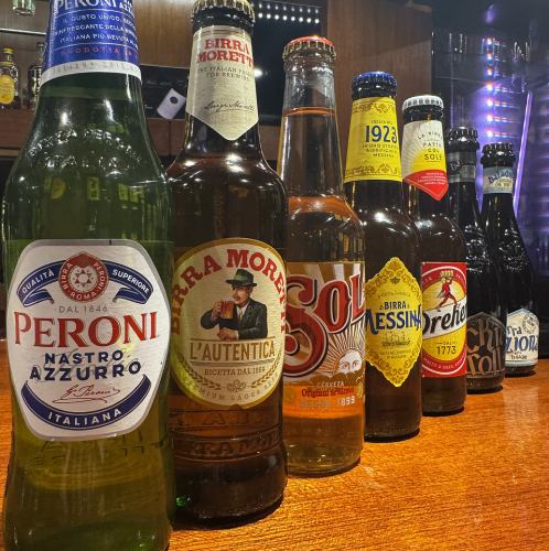 イタリアワインやイタリアビールなど料理に合うドリンクも楽しめます♪