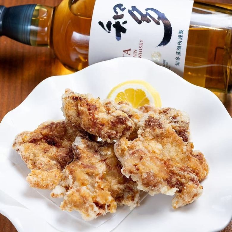 徳島産地鶏阿波尾鶏の唐揚げ