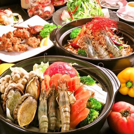 【겨울의 추천◎】120분 음료 무제한 첨부!선택할 수 있는 해물 냄비