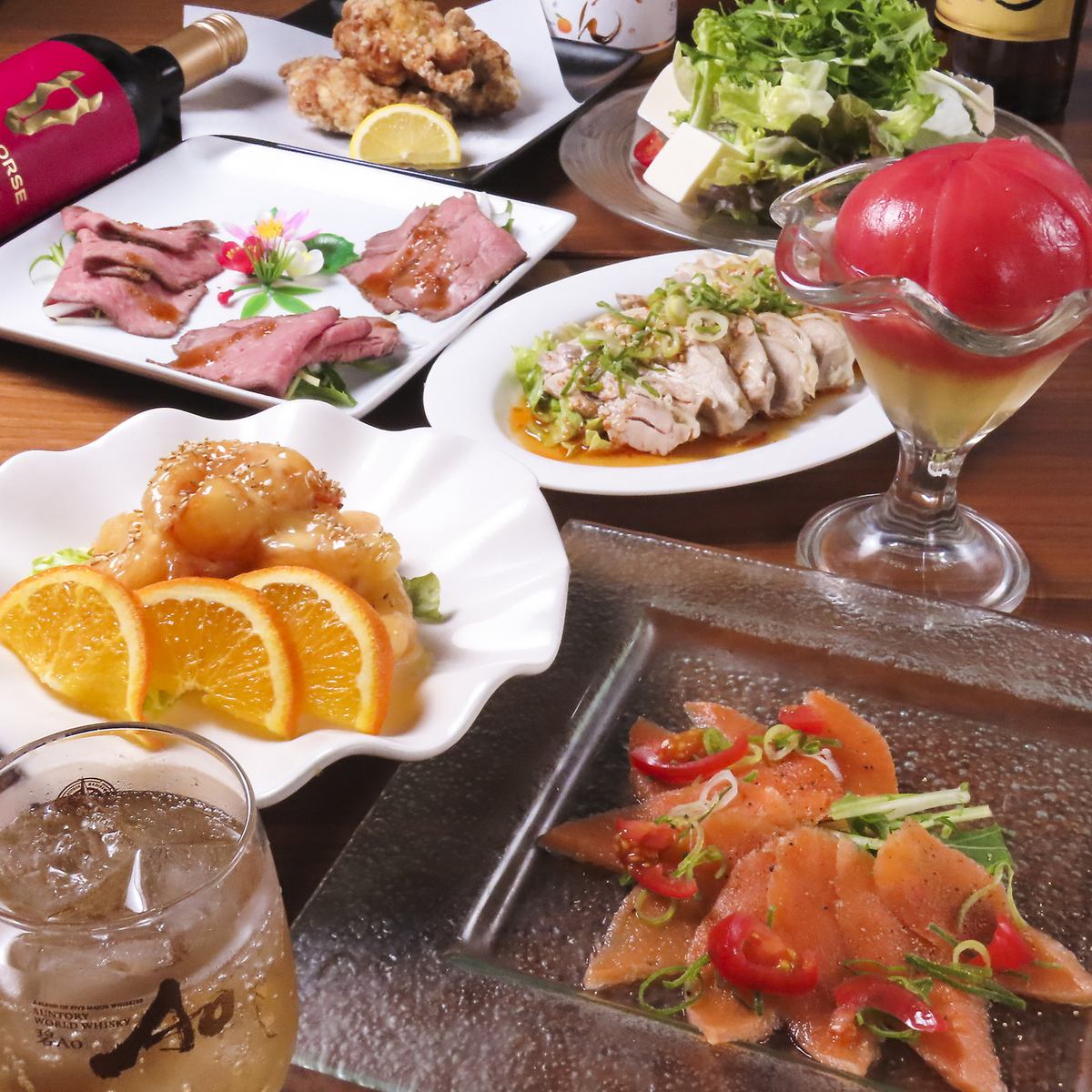 クリスマスにも使いやすいコース料理をご用意しています◎