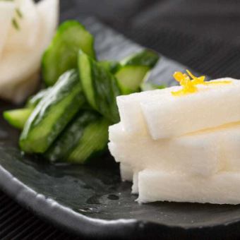 浅漬けの盛り合わせ