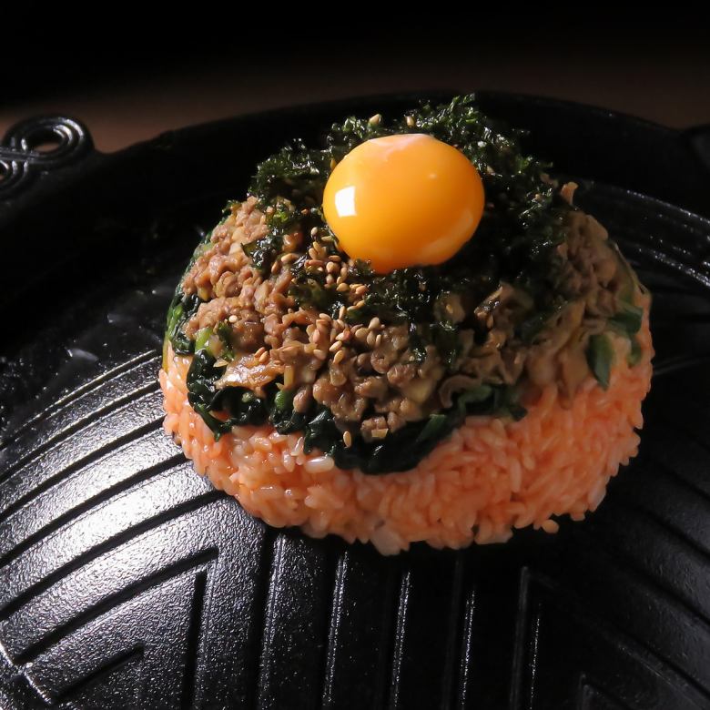 鐵板烤羊肉拌飯