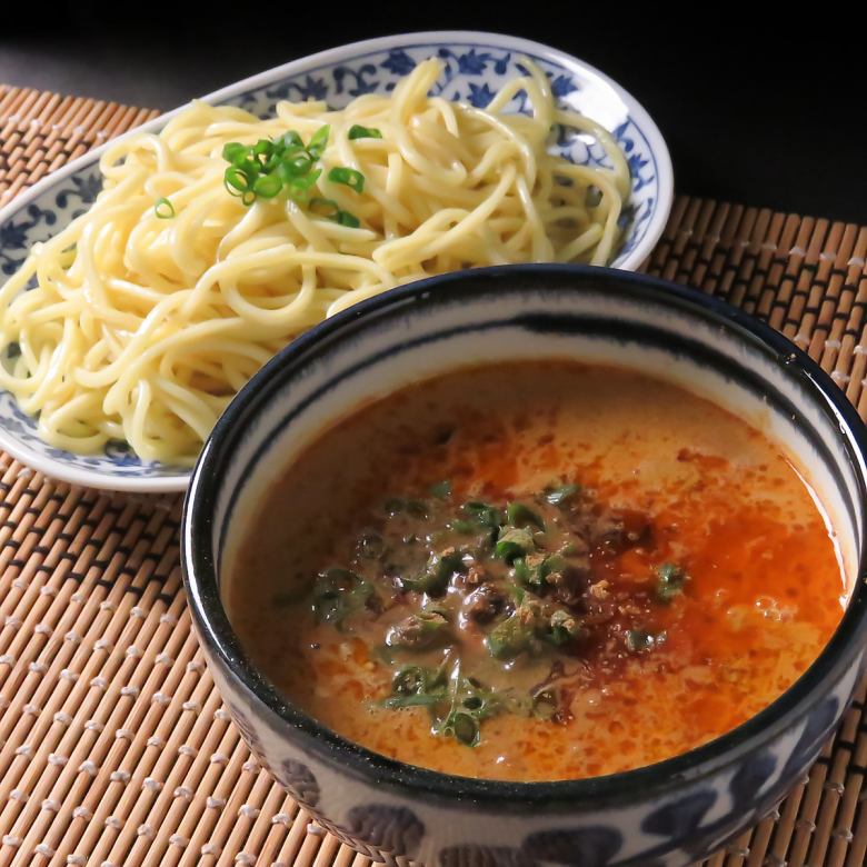 坦々つけ麺（水鳥製麺特製やきそば麺）