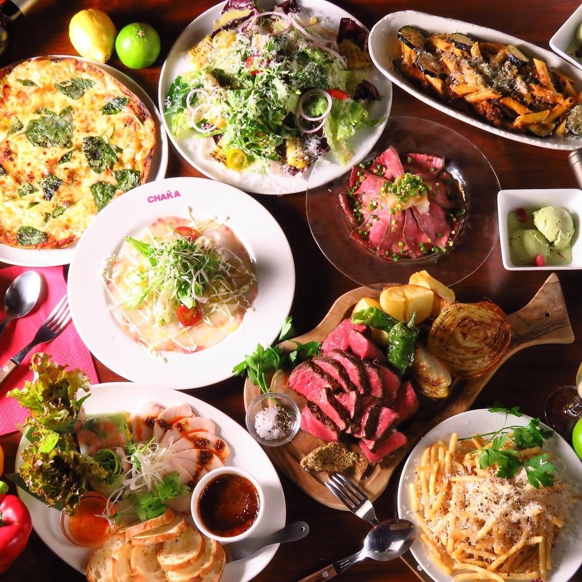 [西口步行1分钟]欣赏夜景☆女童派对和生日纪念日优惠很受欢迎♪畅饮套餐3500日元〜