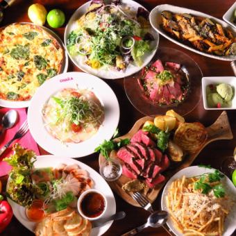 ☆【흑모 일본소 스테이크】인기 메뉴 전 8품 음료 무제한 5500엔(부가세 포함)