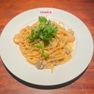 虾冬阴功奶油意面
