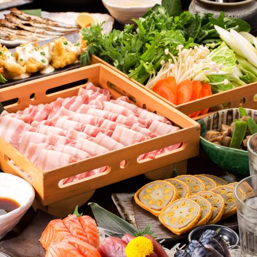 鍋付食べ飲み放題が自慢◎