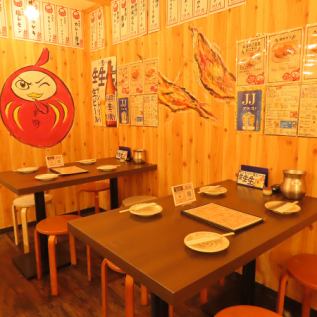 広々としたテーブル席はお子様連れのお客様でもゆっくりお食事をお楽しみいただけます♪各種宴会にもおすすめです◎