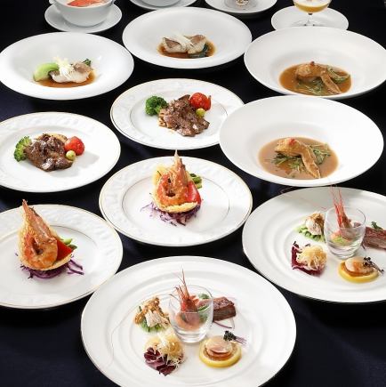 [Luxurious dinner course using the finest ingredients] 7 dishes for 8,000 yen (tax included)