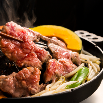 熟成ラム肉ジンギスカンセット（野菜付き）400g