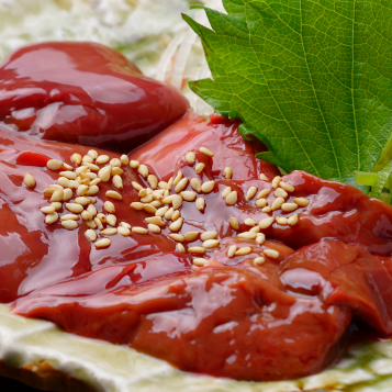 生レバー炙り刺し