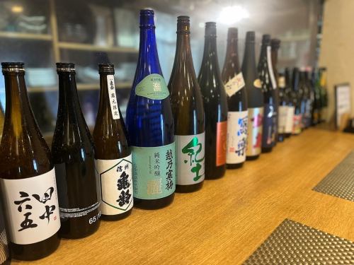 日本酒などお酒が充実！