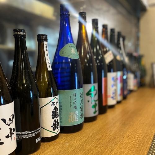 全国の銘酒を週替わりでご準備！