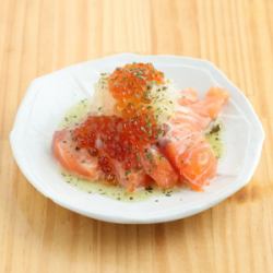 【海鮮】鮮魚のカルパッチョ（ブリ・マグロ・サーモン）　各