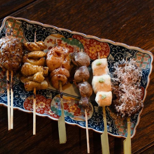 手打ち焼鳥串(おまかせ串)