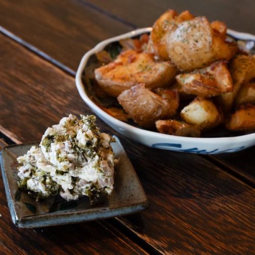 手ちぎりフライドポテト