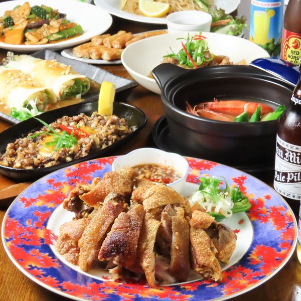 女子会コースや定番コースなど2時間飲み放題付コースは人気メニューが勢揃い！
