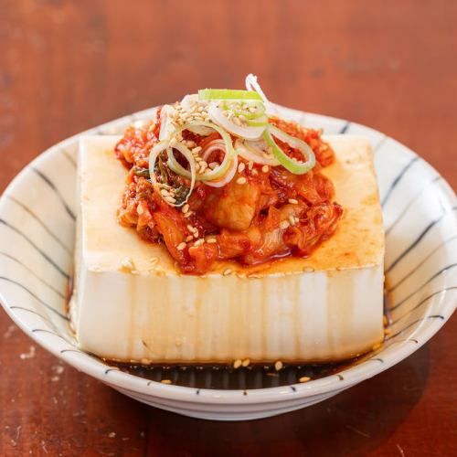 キムチ冷奴