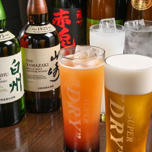 多彩なドリンク＆高コスパ
