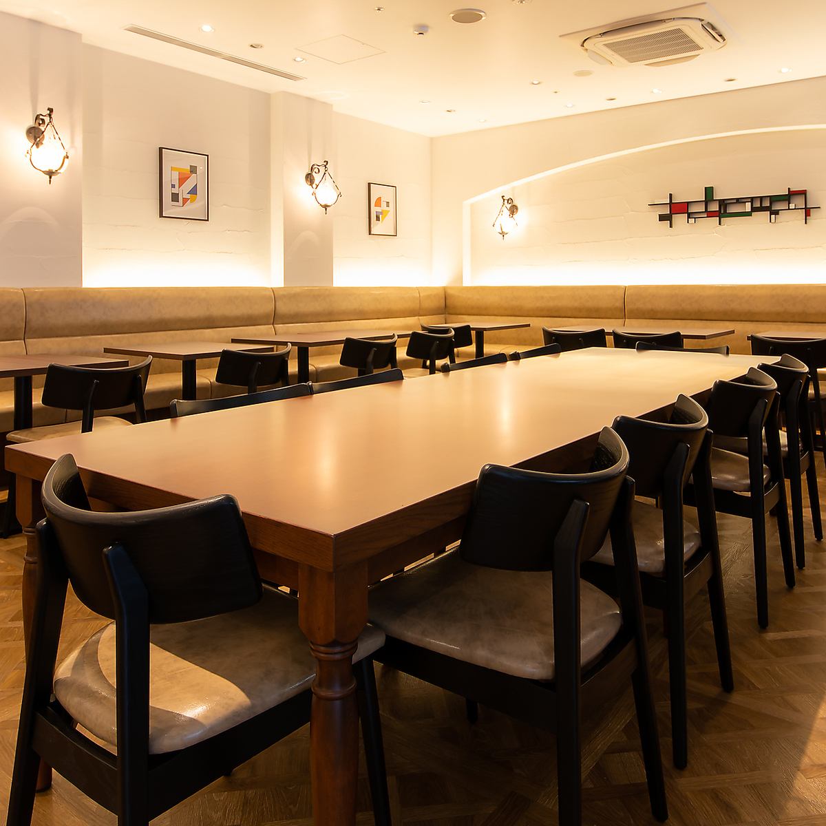 綺麗な店内で大人数の宴会が楽しめます♪