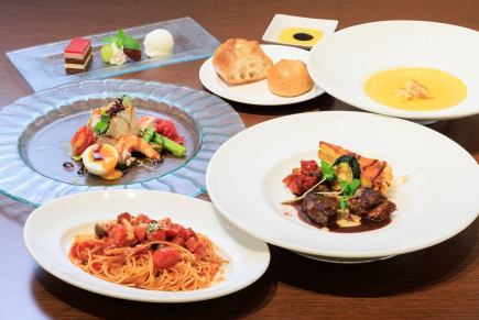 [Course B] Casual Italian with exquisite pasta, 6 dishes total, 3,300 yen (tax included)