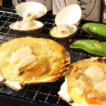Seafood BBQ course with 5 dishes and 100 minutes of all-you-can-drink for 4,000 yen