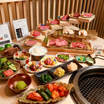 No.1 for everyday use☆All-you-can-drink available ■Renzo Course 5000 yen■ (7 types of special dishes + 3 types of yukhoe + 10 types of meat + dessert)