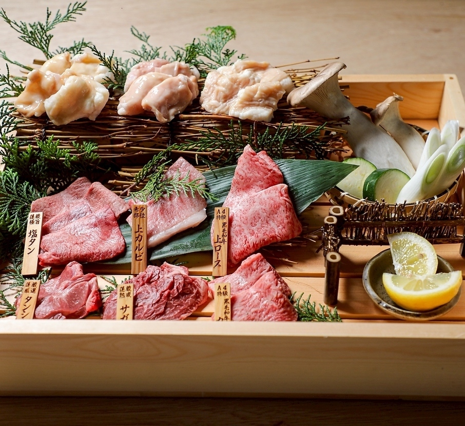烏丸店 限定ランチ】京の和庭園コース4500円 | 京の焼肉処 蓮蔵 烏丸本店