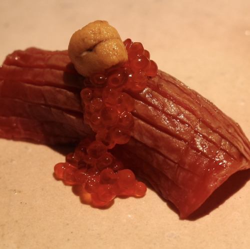 豪華蓮蔵炙り肉寿司