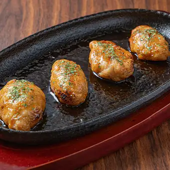 鶏つくねたれ焼き(2ヶ)/山芋バターソテー 各
