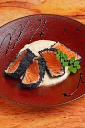 珍稀三文鱼排/炸竹荚鱼（每份）