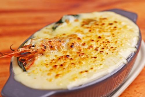 새우와 제철 야채 그라탕