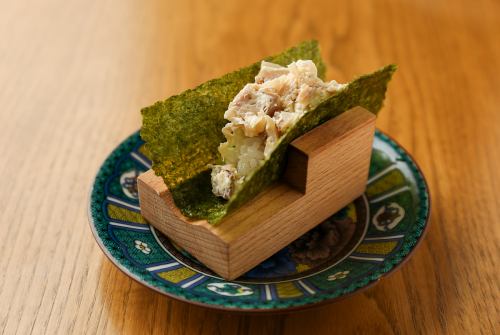 いぶりがっこクリームチーズ寿司
