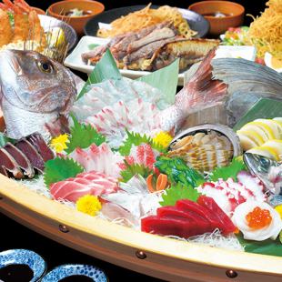 ★Welcome/farewell party★ [Luxurious boat-shaped platter course]