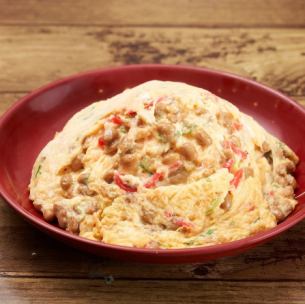 納豆オムレツ