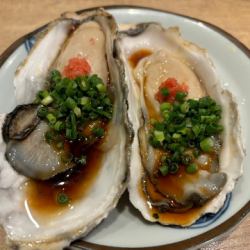 生牡蠣葱おろしポン酢
