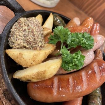 選抜！ソーセージの盛り合わせ