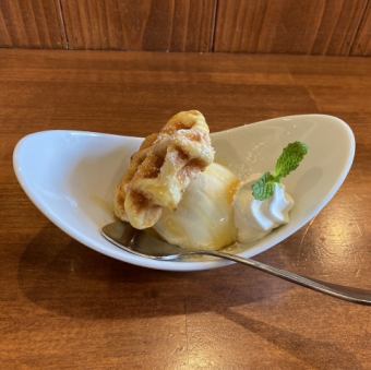 ワッフルアイス付き（アイス選べます）